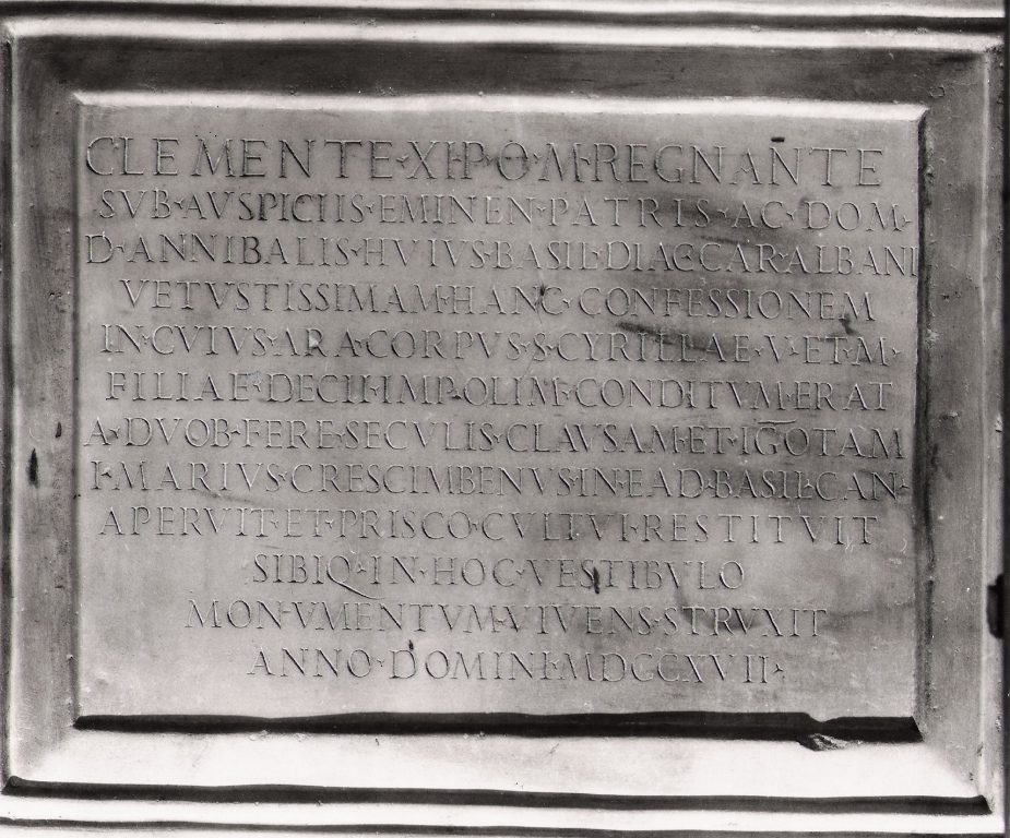 motivi decorativi (pluteo) - ambito greco-costantinopolitano (sec. VI, sec. XVIII)