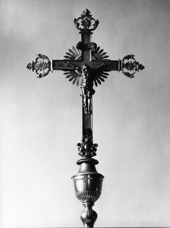 croce processionale - ambito laziale (sec. XIX)