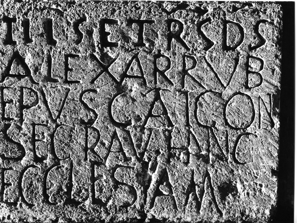 lapide commemorativa - ambito viterbese (sec. XVII)