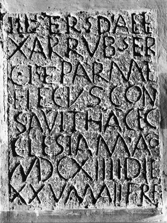 lapide commemorativa - ambito viterbese (sec. XVII)