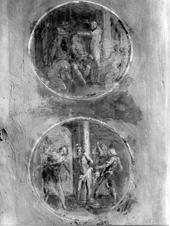 flagellazione di Cristo (dipinto, ciclo) di Panico Antonio M (sec. XVI)