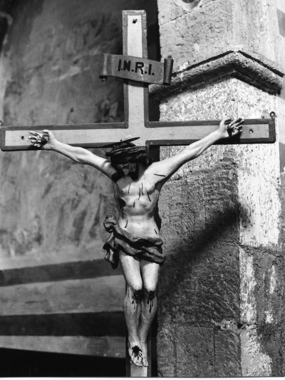 Cristo crocifisso (scultura) - ambito viterbese (sec. XVII)