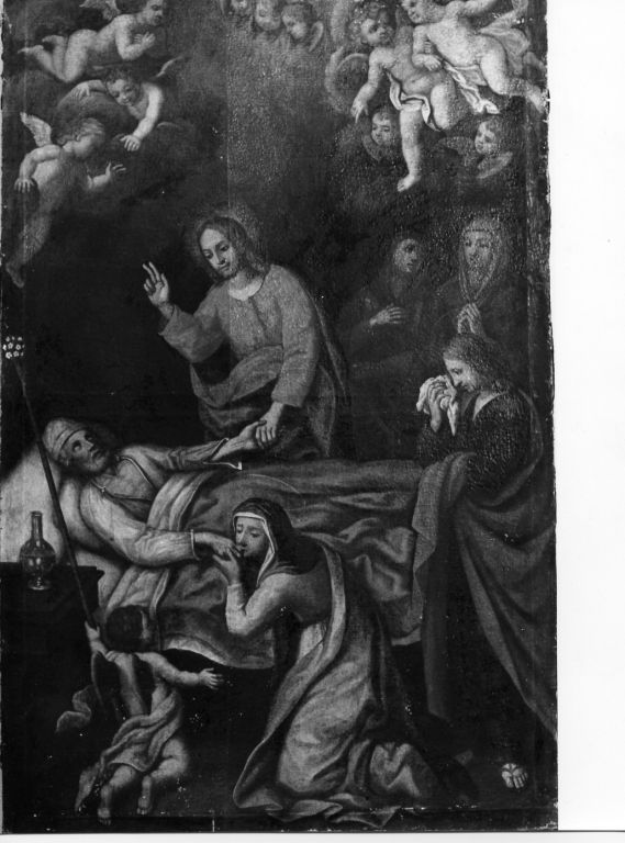 morte di San Giuseppe (dipinto) - ambito laziale (sec. XVIII)