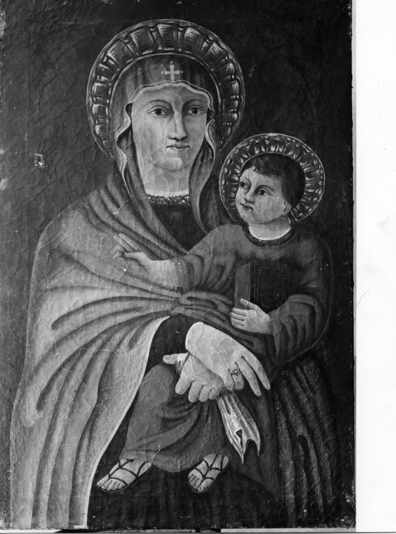 Madonna con Bambino (dipinto) - ambito laziale (sec. XIX)