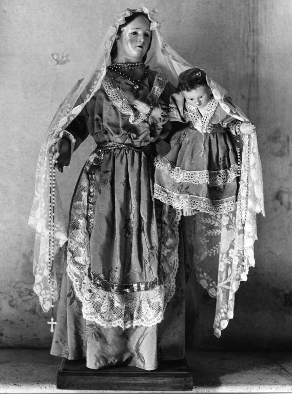 Madonna del Rosario (statua) - ambito laziale (sec. XVIII)