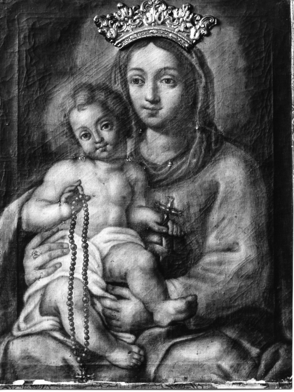 Madonna del Rosario (dipinto) - ambito laziale (sec. XVIII)