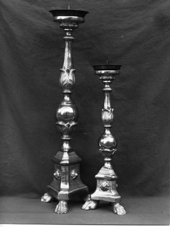 candeliere, serie - ambito laziale (sec. XIX)