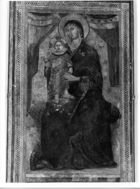 Madonna in trono con Bambino (dipinto) - ambito senese (prima metà sec. XIII)