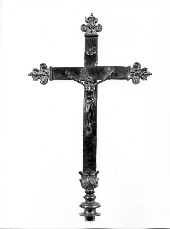 croce processionale - manifattura romana (sec. XVIII)