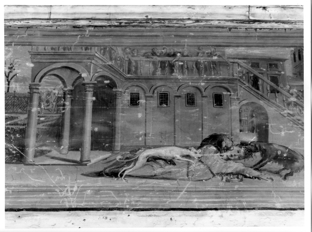 Gezebel divorata dai cani (dipinto, ciclo) di Fontana Prospero (cerchia) (seconda metà sec. XVI)