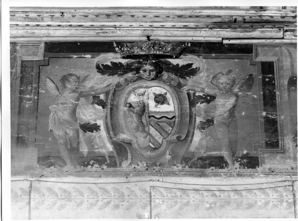 stemma (decorazione pittorica, ciclo) di Fontana Prospero (cerchia) (seconda metà sec. XVI)