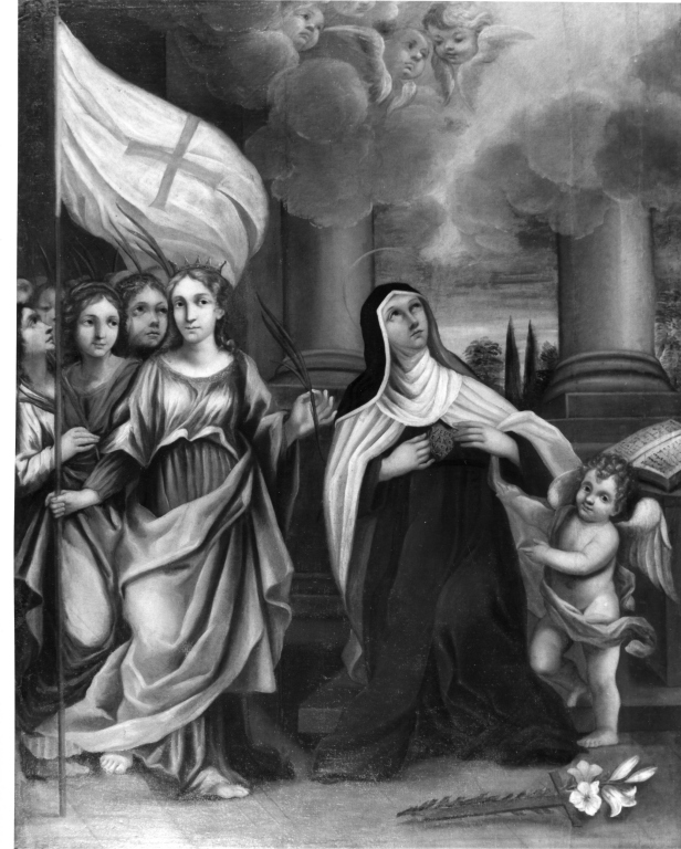 Santa Teresa e sant'Orsola (dipinto) - ambito laziale (fine sec. XVIII)