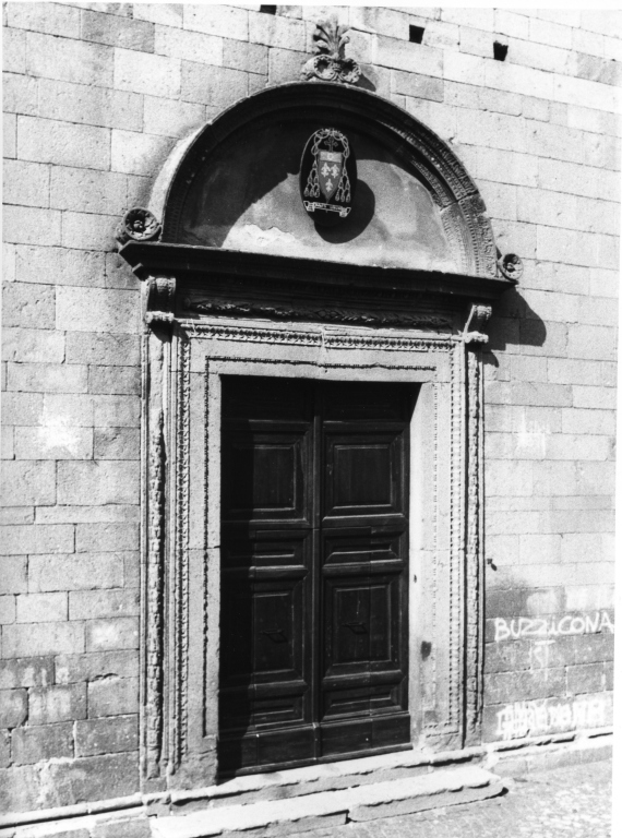 mostra di portale - ambito laziale (primo quarto sec. XVI)