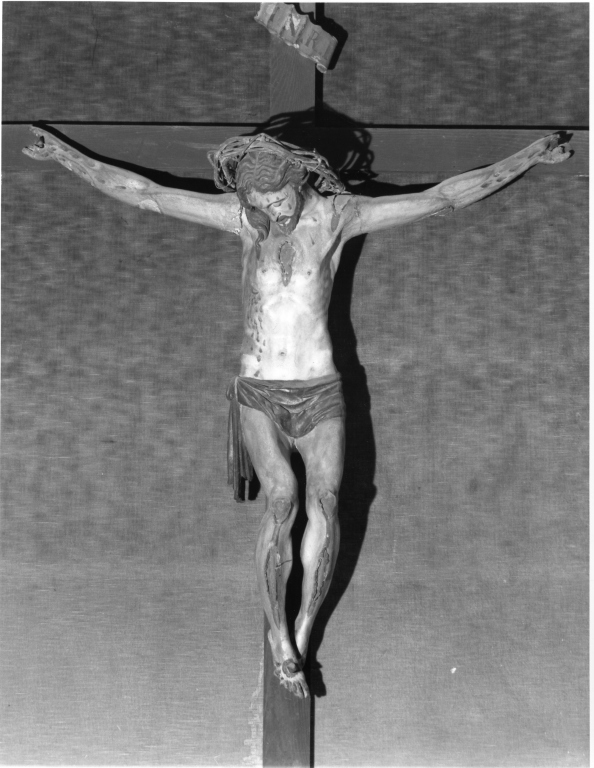 Cristo crocifisso (scultura) - ambito laziale (sec. XVIII)