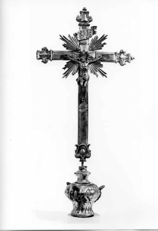 croce processionale - ambito laziale (sec. XIX)