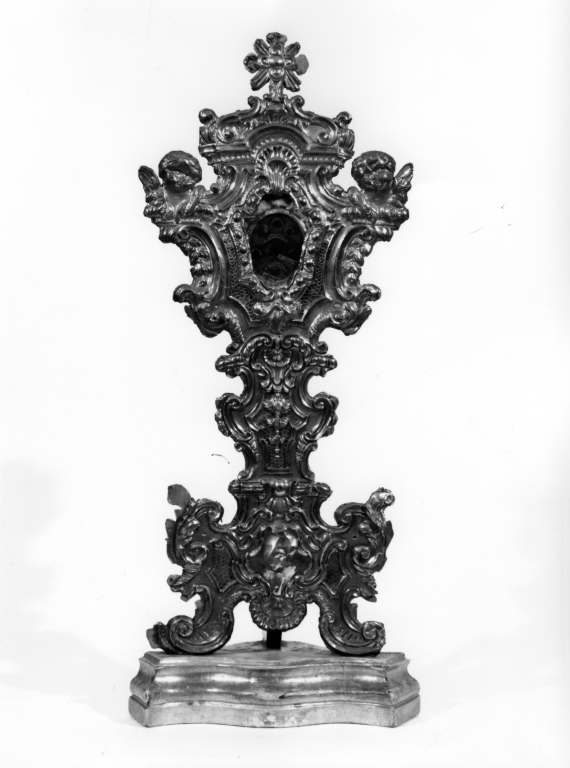 reliquiario - a ostensorio di Cropanese Antonio (sec. XVIII)