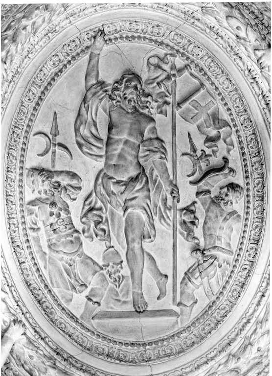 Cristo in gloria (rilievo) - ambito romano (seconda metà sec. XVI)