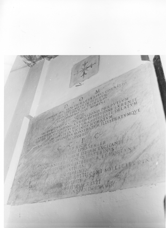 lapide - ambito laziale (sec. XVIII)