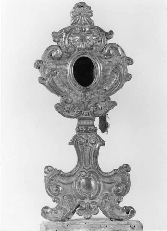 reliquiario - a ostensorio - ambito romano (sec. XVIII)