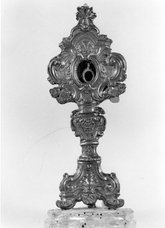reliquiario - a ostensorio - ambito romano (sec. XVIII)