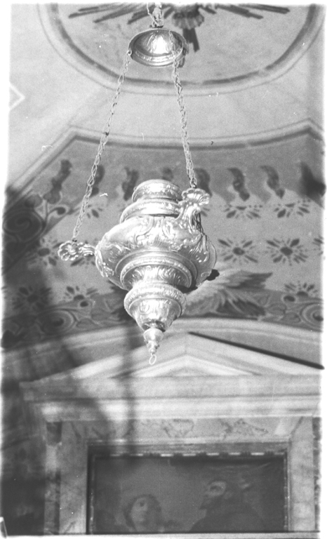 lampada pensile - ambito laziale (sec. XVIII)