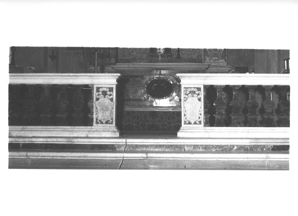 balaustrata - ambito laziale (fine sec. XVII)