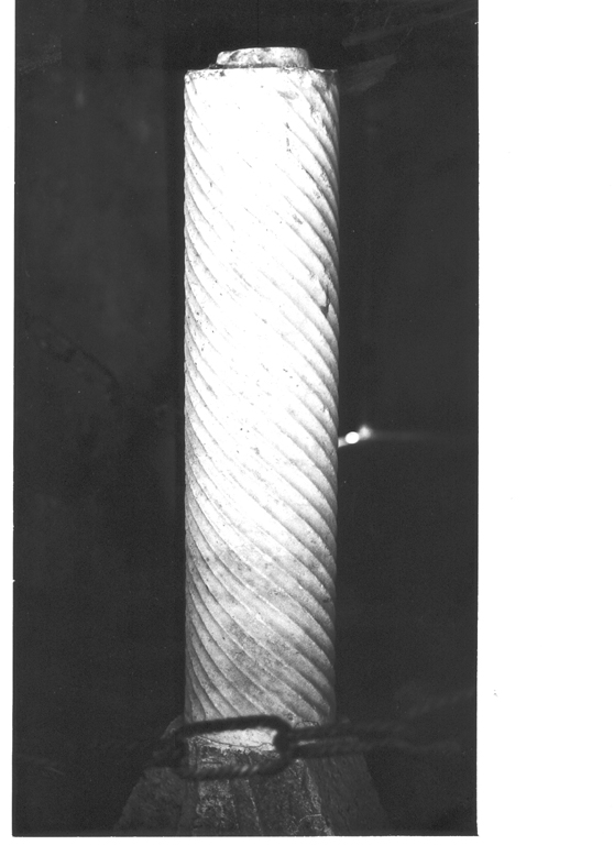 colonna, frammento - ambito laziale (sec. XIV)