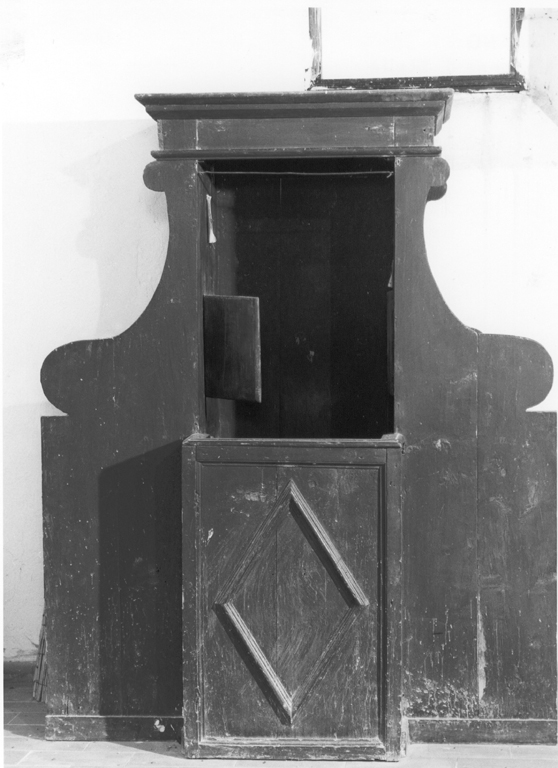 confessionale - ambito laziale (sec. XIX)
