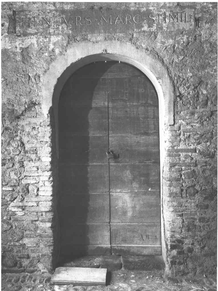 lapide - ambito laziale (seconda metà sec. XVI)