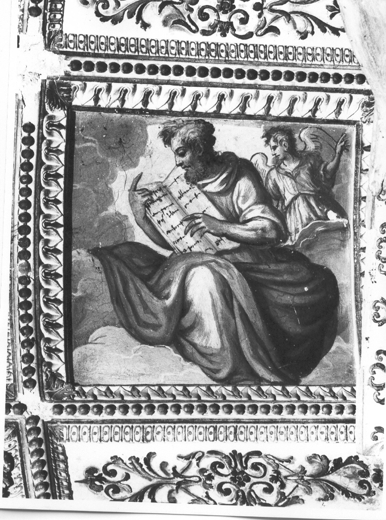 San Matteo Evangelista (dipinto, ciclo) di Zuccari Taddeo (cerchia), Zuccari Federico (cerchia) (seconda metà sec. XVI)