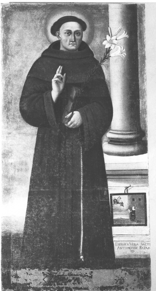 Sant'Antonio da Padova (dipinto) - ambito umbro-laziale (seconda metà sec. XVII)