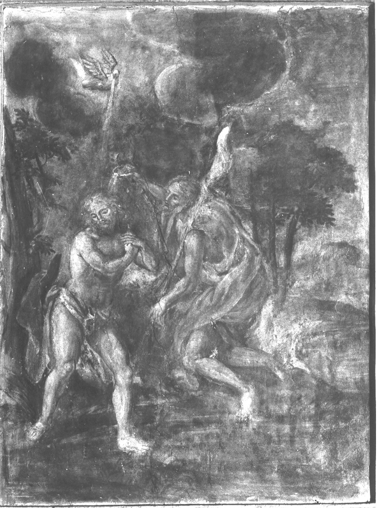 battesimo di Cristo (dipinto) - ambito laziale (sec. XVIII)