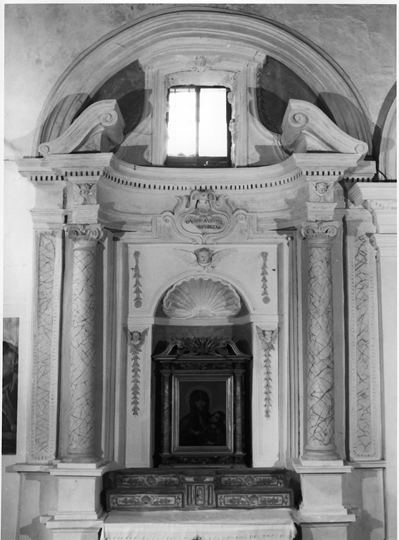 altare - ambito laziale (fine/inizio secc. XVI/ XVII)