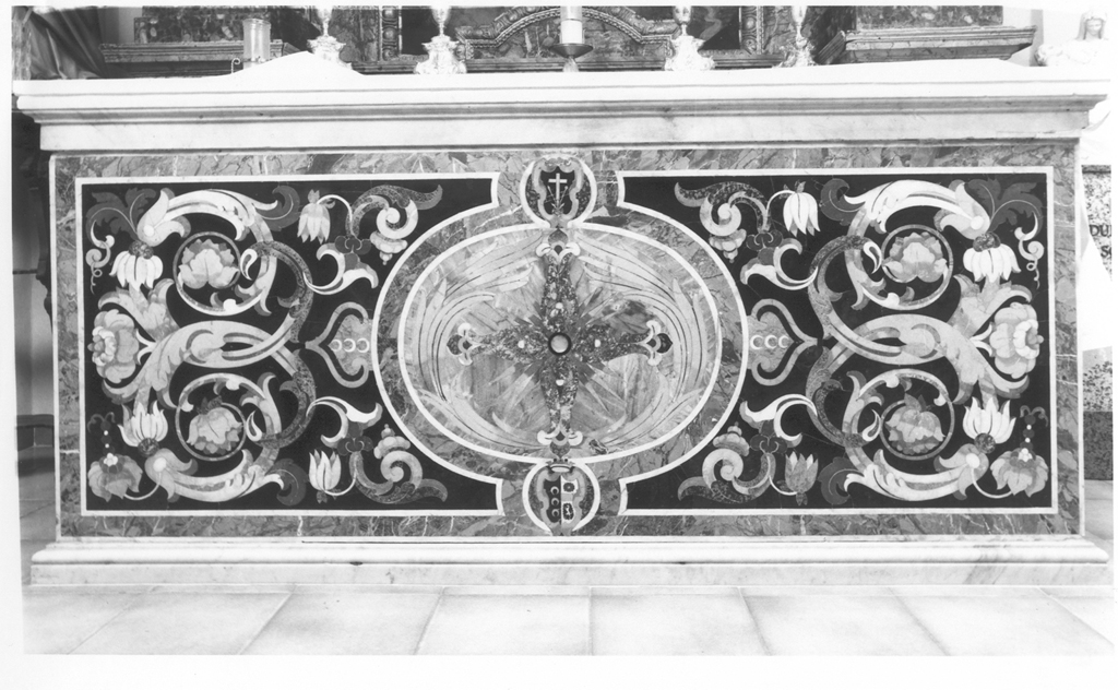 paliotto - ambito laziale (seconda metà sec. XVII)