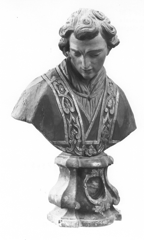 reliquiario - a busto - ambito laziale (sec. XVIII)