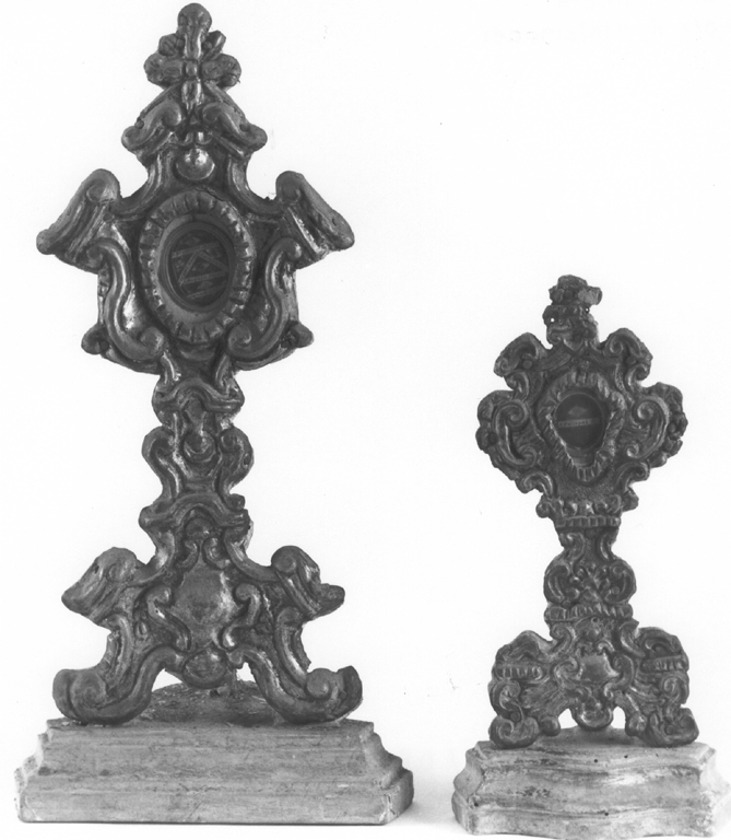 reliquiario - a ostensorio - ambito laziale (fine sec. XVIII)