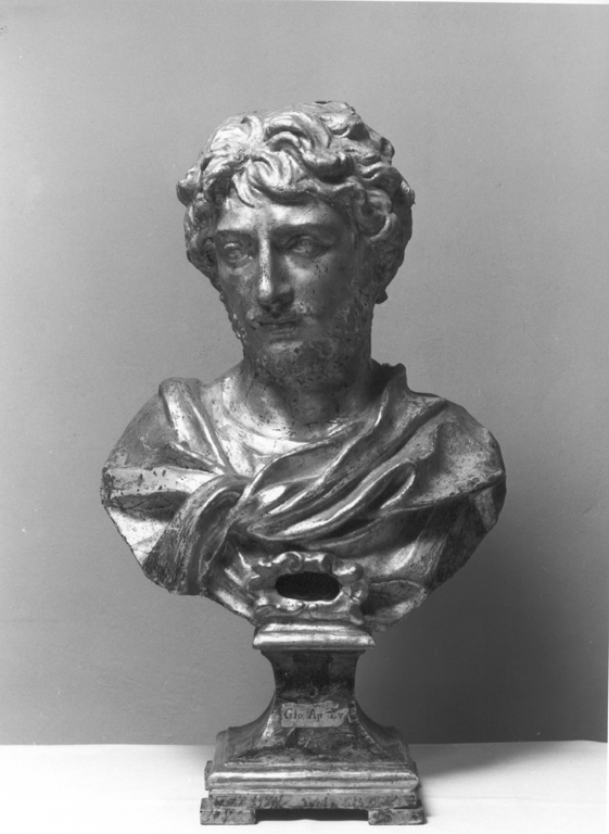 San Giovanni Evangelista (reliquiario - a busto) - ambito laziale (sec. XVIII)