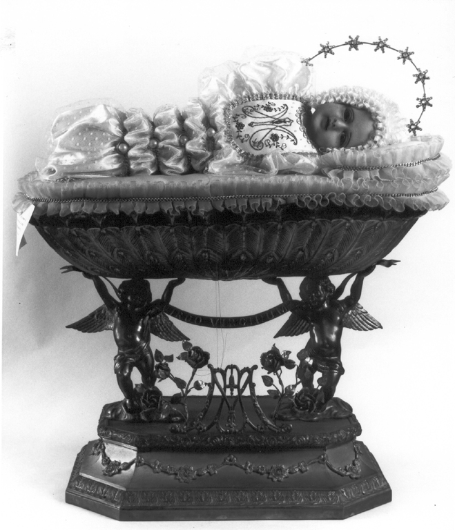 Maria Vergine bambina (statuetta devozionale) - ambito laziale (fine/inizio secc. XIX/ XX)