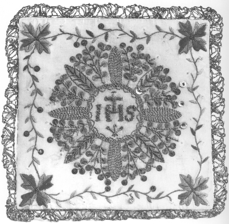 palla di calice - manifattura laziale (sec. XX)