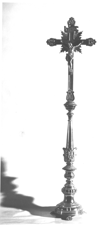 Cristo crocifisso (croce d'altare) - ambito romano (inizio sec. XX)