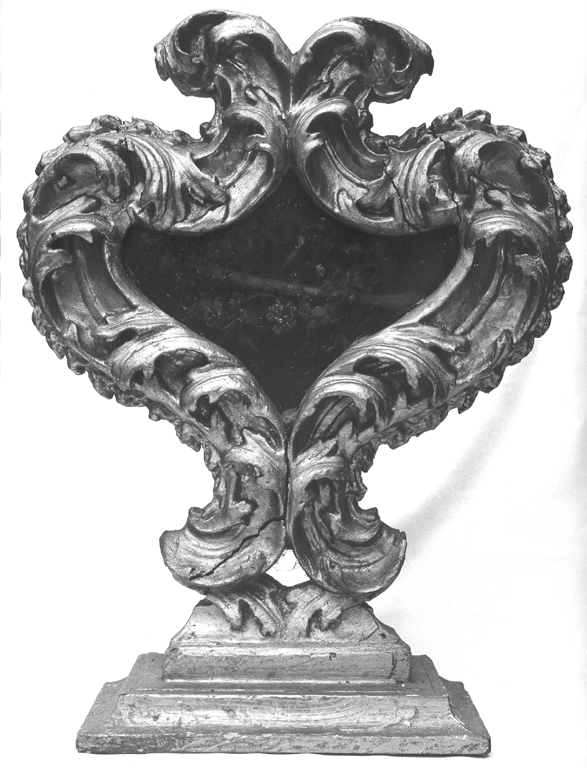 reliquiario - a tabella, serie - ambito laziale (sec. XIX)