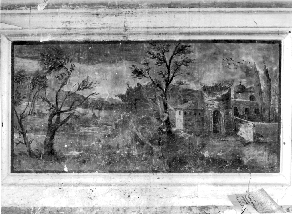 paesaggio (dipinto) - ambito laziale (seconda metà sec. XVIII)