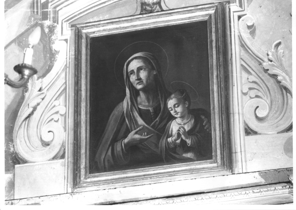 Maria Vergine bambina e Sant'Anna (dipinto) - ambito laziale (sec. XVIII)