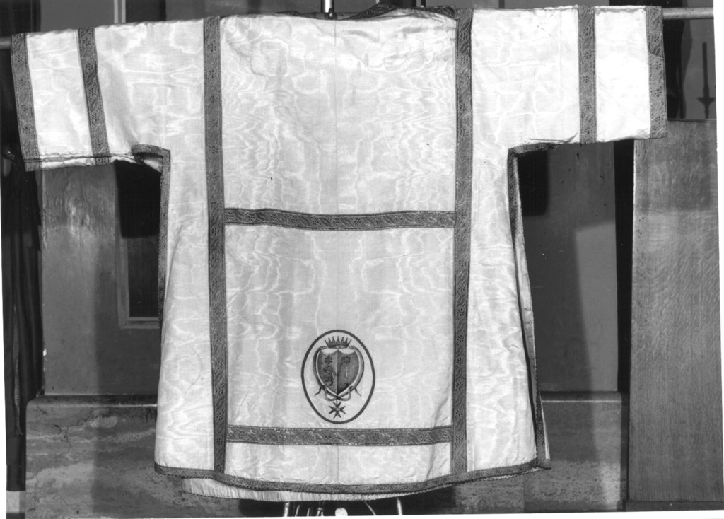 tunicella - manifattura romana (secc. XVIII/ XIX)