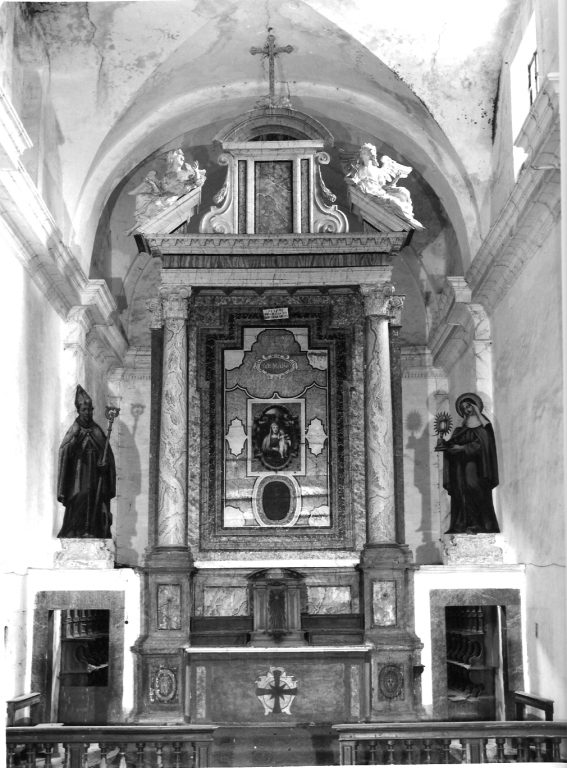 mostra d'altare - ambito romano (metà sec. XVIII)