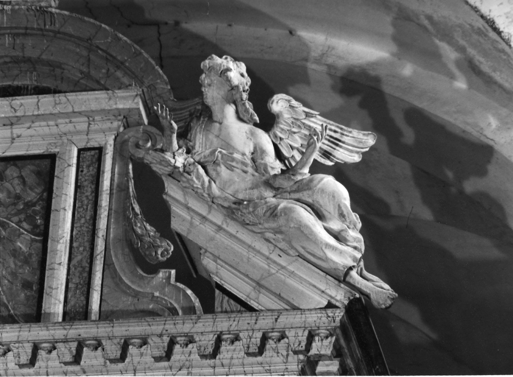 angelo (scultura, elemento d'insieme) - ambito romano (metà sec. XVIII)