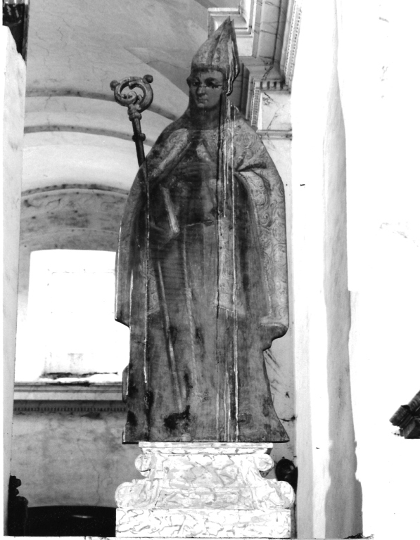 Santo vescovo (dipinto) - ambito laziale (metà sec. XVIII)