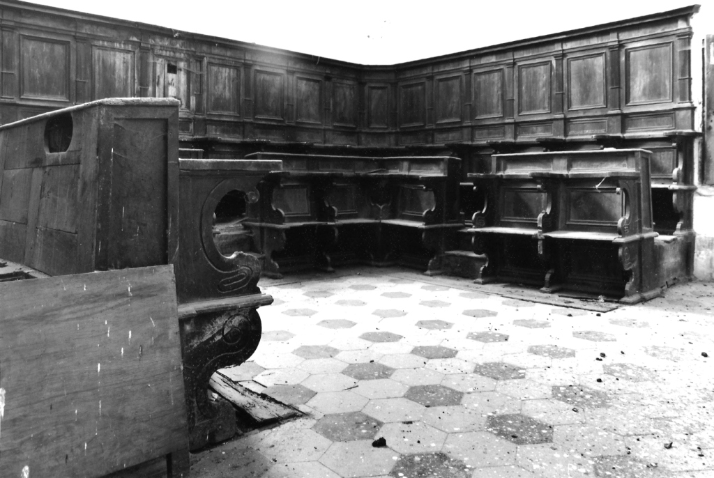 stalli del coro - ambito romano (seconda metà sec. XIX)