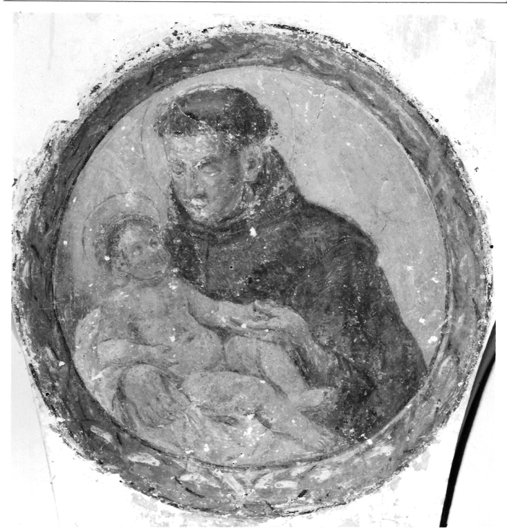 Sant'Antonio da Padova con il bambino (dipinto, ciclo) - ambito laziale (prima metà sec. XIX)