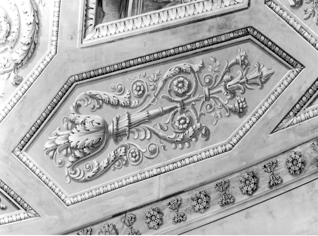 motivi decorativi a candelabra (dipinto, serie) di Quadrini Angelo (sec. XIX)